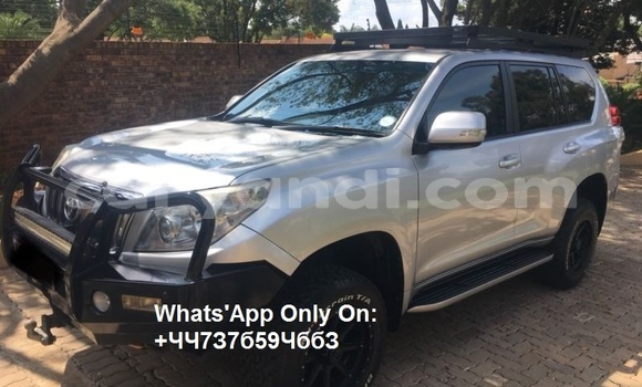 Buy Used Toyota Land Cruiser Prado Silver Car in Lusaka in Zambia