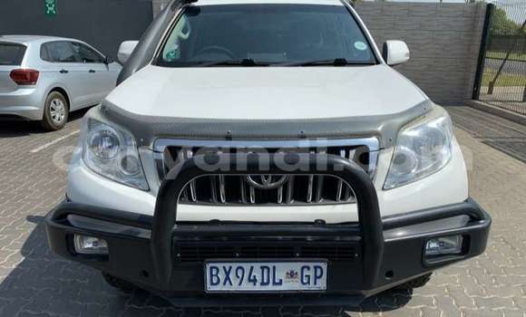 Buy Used Toyota Prado White Car in Lusaka in Zambia