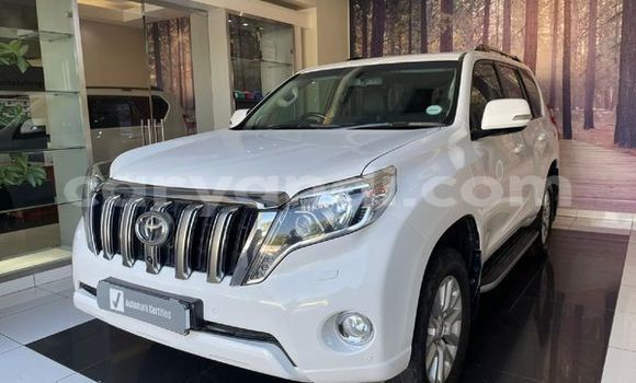 Buy Used Toyota Prado White Car in Lusaka in Zambia