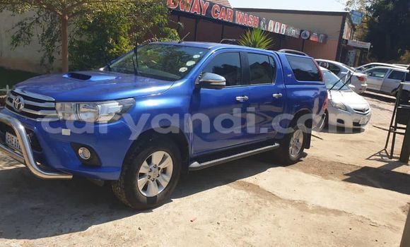 Buy Used Toyota Hilux Blue Car in Lusaka in Zambia