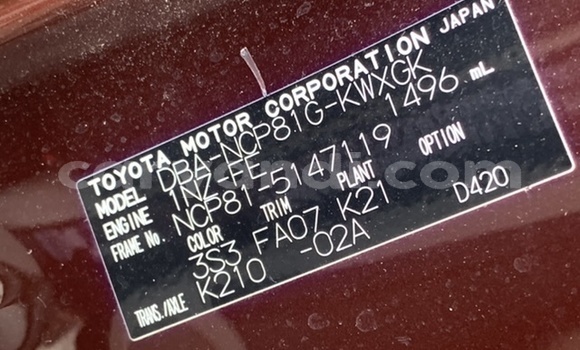 Buy Used Toyota Sienta Red Car in Livingstone in Zambia Buy Used Toyota Sienta Red Car in Livingstone in Zambia