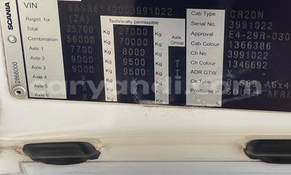 Acheter Occasion Utilitaire Scania R420 Blanc à Lusaka, Zambie Acheter Occasion Utilitaire Scania R420 Blanc à Lusaka, Zambie