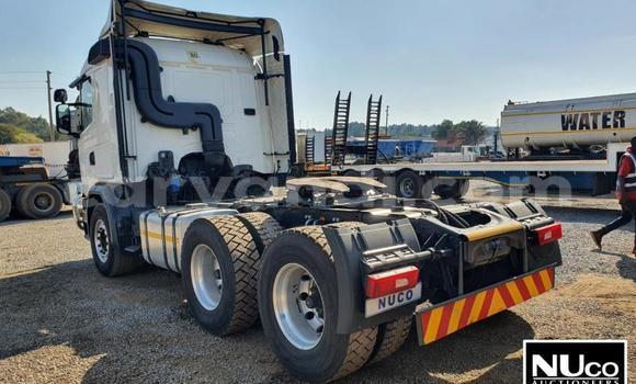 Nunua Ilio tumika Scania R420 Nyeupe Lori ndani ya Chama nchini Kusini Nunua Ilio tumika Scania R420 Nyeupe Lori ndani ya Chama nchini Kusini