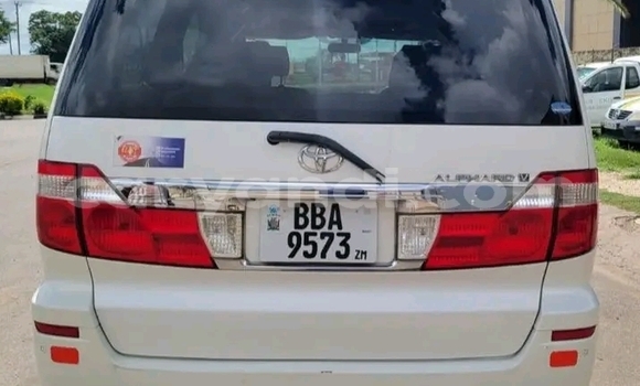 Acheter Occasion Voiture Toyota Alphard Blanc à Lusaka, Zambie Acheter Occasion Voiture Toyota Alphard Blanc à Lusaka, Zambie
