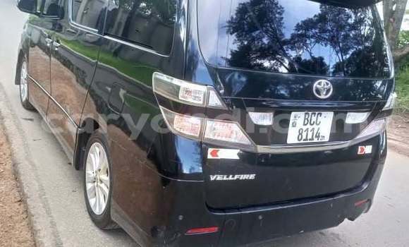 Acheter Occasion Voiture Toyota Vellfire Noir à Kitwe, Zambie Acheter Occasion Voiture Toyota Vellfire Noir à Kitwe, Zambie