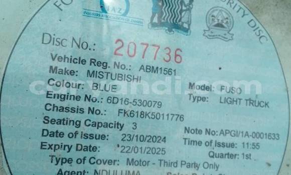 Buy Used Mitsubishi Fuso White Truck in Lusaka in Zambia Buy Used Mitsubishi Fuso White Truck in Lusaka in Zambia