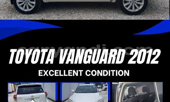Buy Used Toyota Vanguard White Car in Lusaka in Zambia