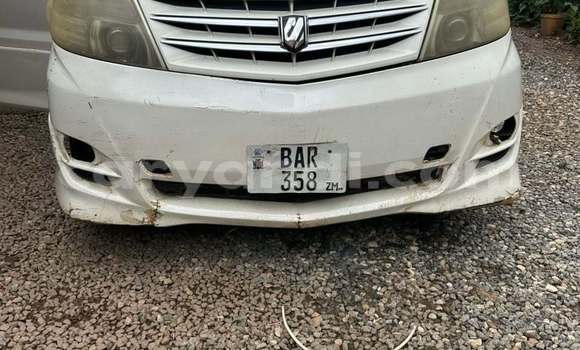 Buy Used Toyota Alphard White Car in Lusaka in Zambia