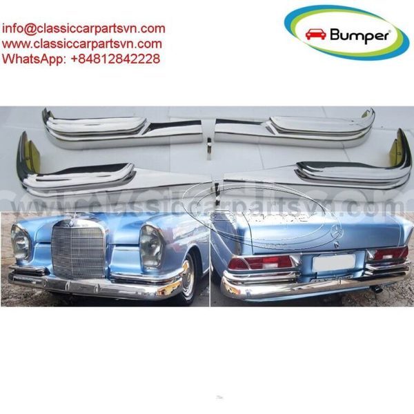 Big with watermark mercedes w111 w112 fintail saloon bumpers 1