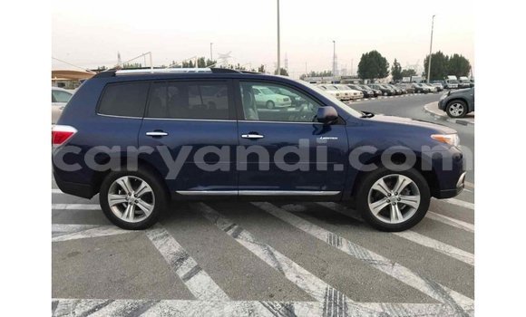 Buy Import Toyota Highlander Blue Car in Import - Dubai in Zambia Buy Import Toyota Highlander Blue Car in Import - Dubai in Zambia