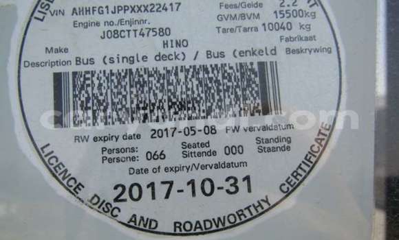 Acheter Occasion Utilitaire Hino Ranger Blanc à Livingstone, Zambie Acheter Occasion Utilitaire Hino Ranger Blanc à Livingstone, Zambie